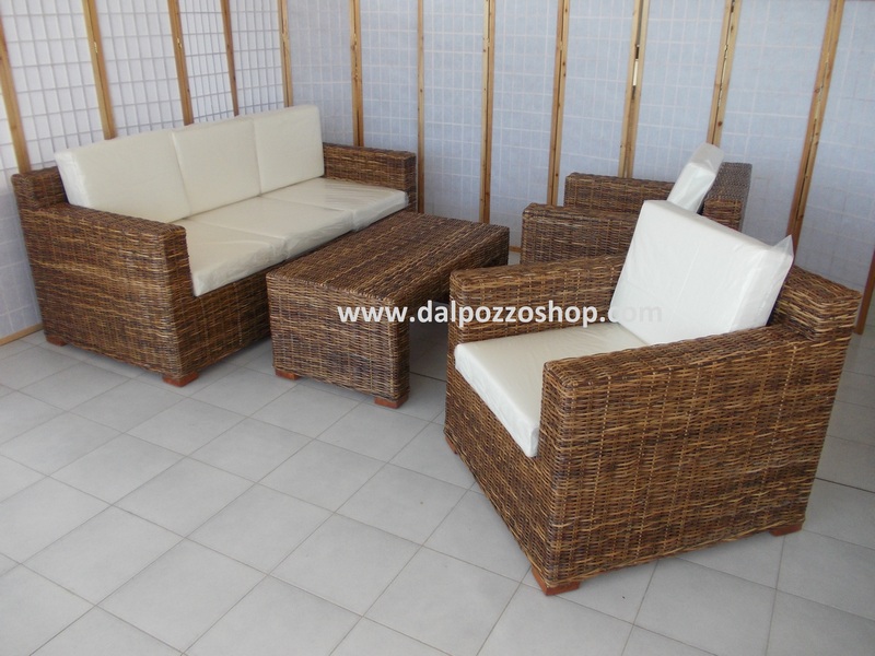 CK5004 SALOTTO RATTAN NATURALE DIVANO 3 POSTI CK5004 SALOTTO RATTAN NATURALE DIVANO 3 POSTI